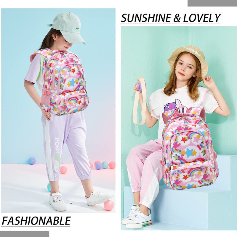 BLUEFAIRY Stitch children's backpack cartoon schoolbag kindergarten student schoolbag cute Backpack All-match girl backpack - Image 2